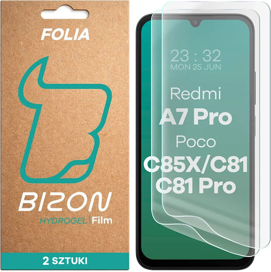 Bizon Film Hydrogel Front Duo Xiaomi Redmi A7 Pro Poco C85x C81 C81 Pro 2 Pack