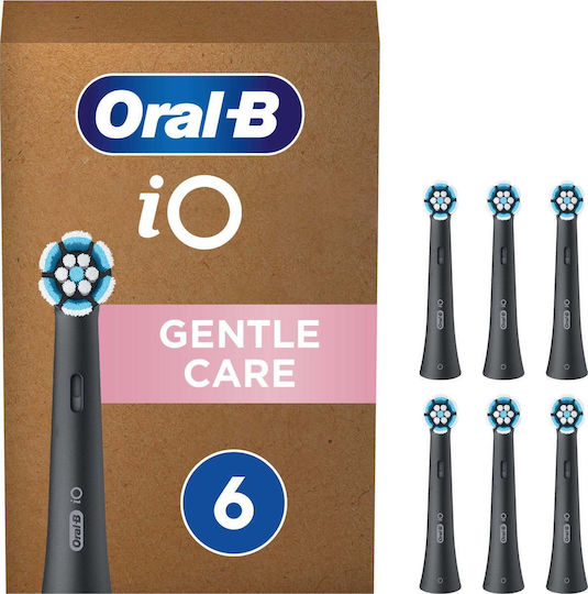 Oral-b Ersatzköpfe Elektrische Zahnbürstenköpfe Io Gentle Care Schwarze Verpackung 6 Stück