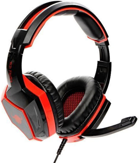 Red Fighter H2 On Ear Gaming Headset cu conexiune 2x3,5mm Roșu