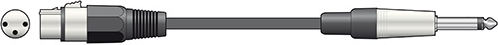 QTX Sound Cable XLR female - 6.3mm male Μαύρο 6m 190.087UK