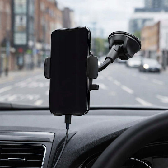 4KOM Handyhalterung Auto mit verstellbaren Haken Schwarze