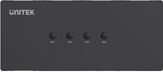 Unitek U-8710ABK KVM & Data Switch με VGA