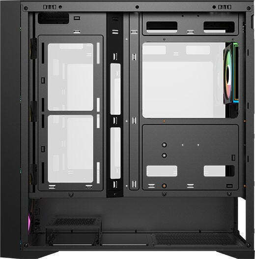 Krux Vox Gaming Midi Tower Computer Case with Side Window and ARGB Lighting Black