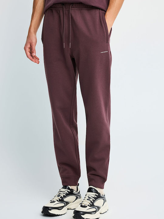 Herren-Sweatpants mit Gummizug Lila