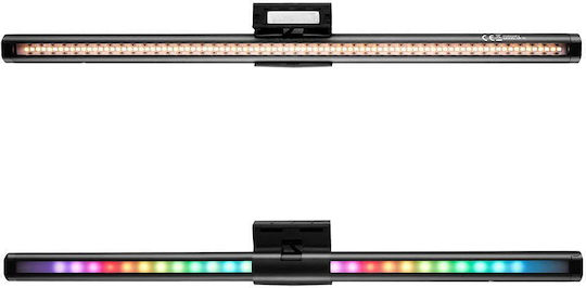 Savio Monitor-Lichtleisten LB-01 Weiß mit Einstellbarer Helligkeit