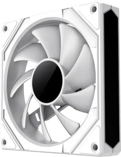 GameMax VEGMFN12AS8IPWH Ventilator Carcasă 120mm (1600rpm / 44.35cfm) cu Iluminare ARGB Alb