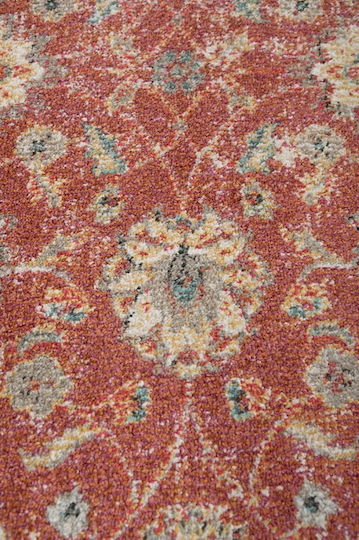 Viokarpet Naif Wohnzimmer Teppich Rot 80x220cm