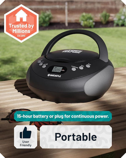 Majority Oakcastle CD250 Portable CD Player Boombox Bluetooth FM