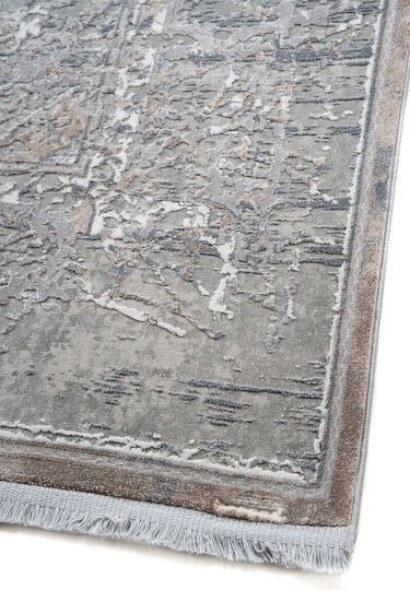 Klonaras 240x340cm Μεταξένιο Grey Beige