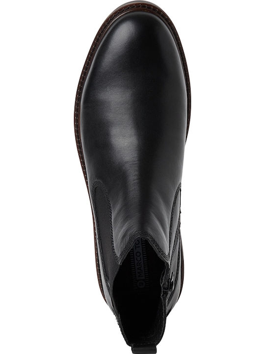 Leder Chelsea-Stiefel Schwarz Herrenstiefel