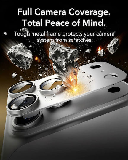 Esr Armorite Pro Camera Lens Protector Full Coverage Silver Iphone 18 Pro Max
