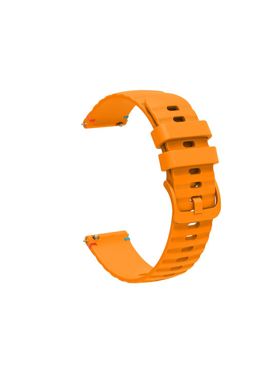 Garmin Venu 3s Silicone Embossed Wave Style 18mm Yellow