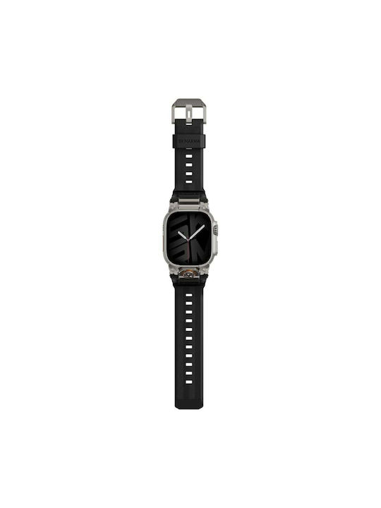 Skinarma Каишка за часовник Talon Apple Watch Ultra 49mm Черна Sk-ws49-talon-blk Skinarma Каишка за часовник Talon Apple Watch Ultra 49mm Черна Sk-ws49-talon-blk