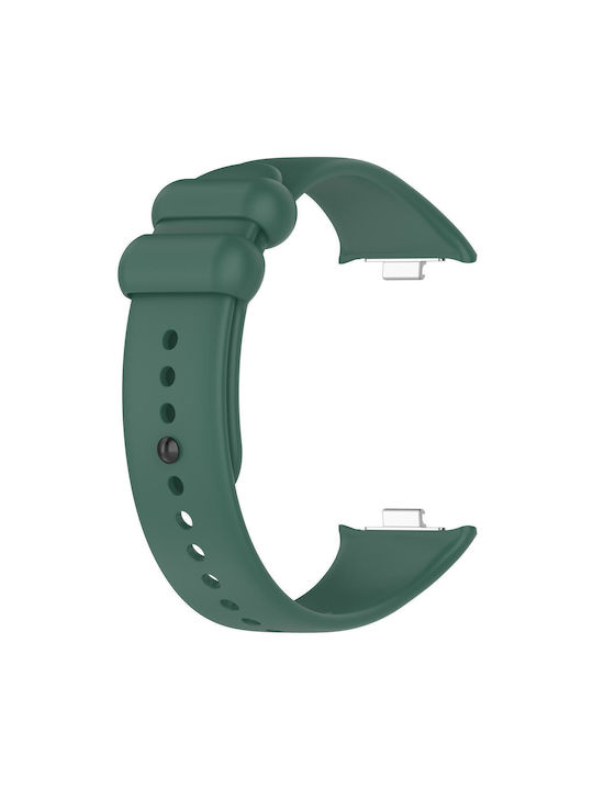 Xiaomi Band 10 Pro/9 Pro Redmi Watch 6 5 4 Xdfind Solid Black Buckle Watch Strap Silicone Dark Green