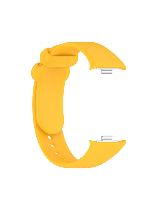 Xiaomi Band 10 Pro/9 Pro Redmi Watch 6 5 4 Xdfind Solid Black Silicone Buckle Yellow