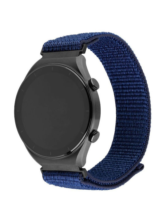 Σταθερό Sporty Strap Γρήγορη Απελευθέρωση 20mm Smartwatch 160-210mm Σκούρο Μπλε Νάιλον Σταθερό Sporty Strap Γρήγορη Απελευθέρωση 20mm Smartwatch 160-210mm Σκούρο Μπλε Νάιλον