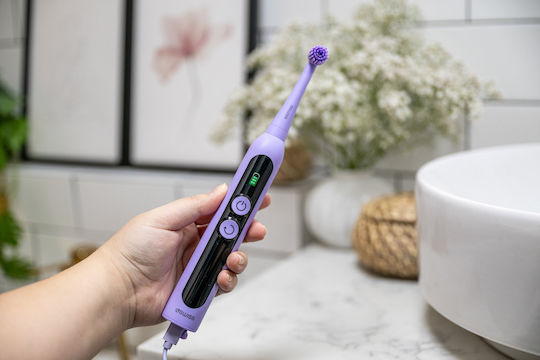 4Swiss Elektrische Zahnbürste Mit Batterien Flieder