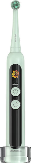 4Swiss Elektrische Zahnbürste Mit Batterien Grüne