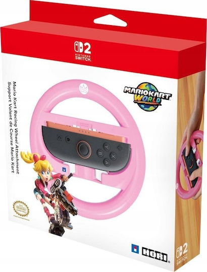 Hori Racing Wheel Attachment Set Peach Large for Switch 2