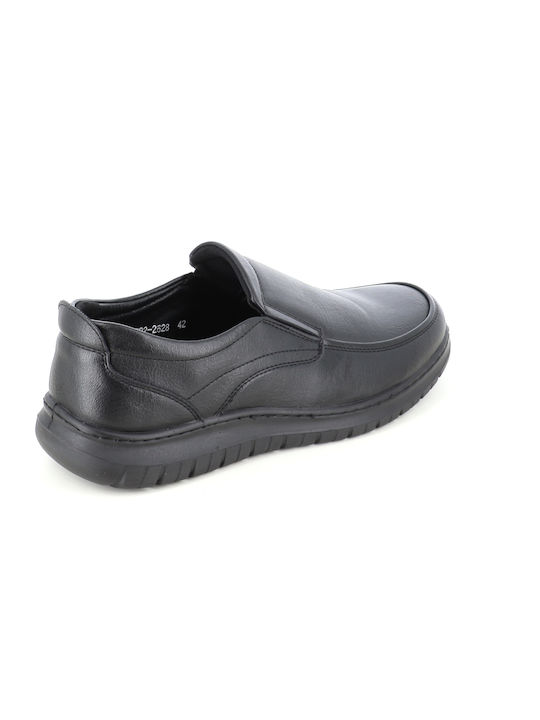 Men's Moccasins In Black Colour 302/2628_BLACK