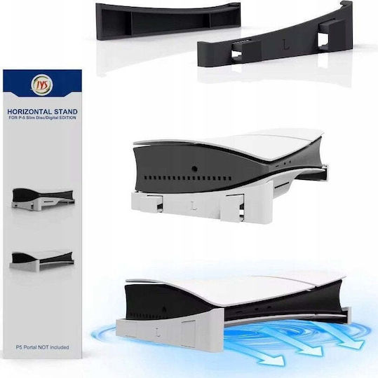 Jys Зарядна станция за PS5 / PS5 Slim - ПС5 Слим Прозрачен