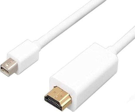 Savio Kabel Mini-DisplayPort-Stecker - HDMI-Stecker 1.8m Weiß (CL-83)