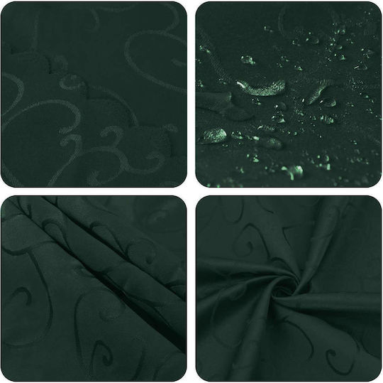 vidaXL vidaXL Tischdecke Dunkelgrün 140x140cm