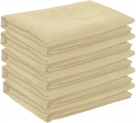vidaXL vidaXL Tischdecke Weiß Creme 140x140cm