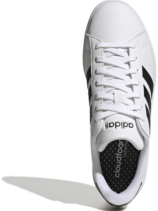 Grand Court Adidași Cloud Alb / Negru Core