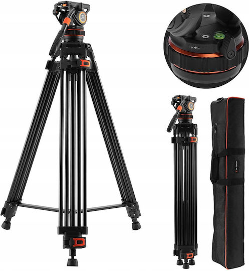 K&F Concept Kamerastative aus Aluminium bis 192cm und Belastbarkeit 4.25kg