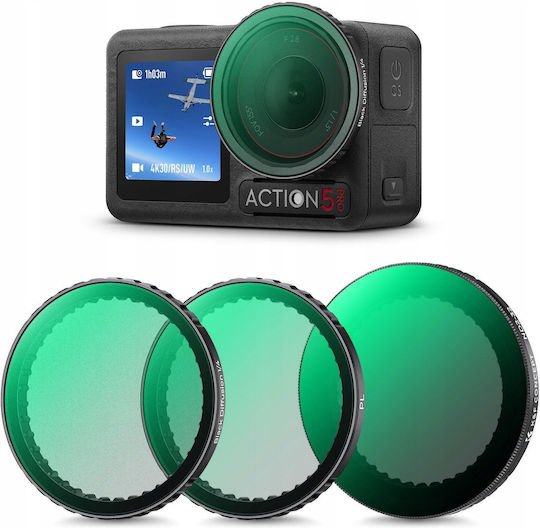 K&F Concept Action-Kamera-Filter DJI Osmo Aktion 3 / Osmo Aktion 5 Pro