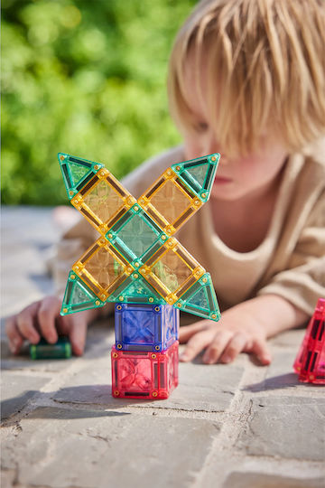 Cleverclixx Magnetisches Spielzeug Bau- und Konstruktionsspielzeug Pack Pastell