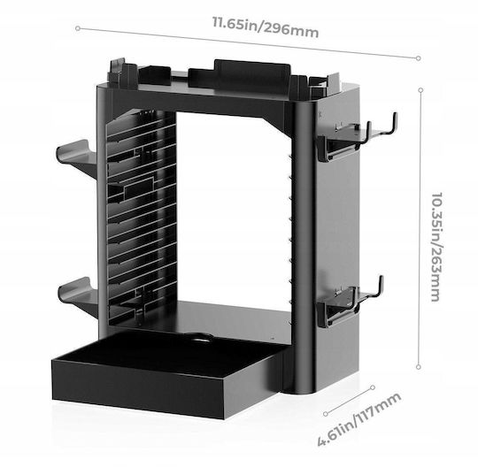 Jys Switch 2 / Switch OLED Black Charging Stand SB11526