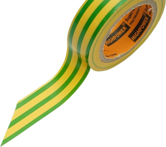 Highpower Insulation Tape 19mm x 9.14m Yellow