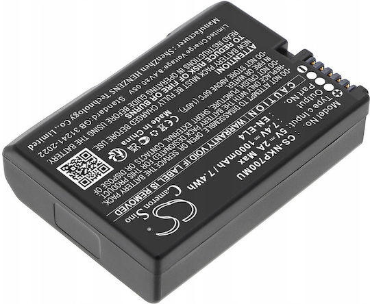 Cameron Sino Wiederaufladbare Kamera-Batterie Typ En-el4 A E Nikon D2 H Hs X Xs D3 S X F6 Usb-c Anschluss Cs-nkp700mu