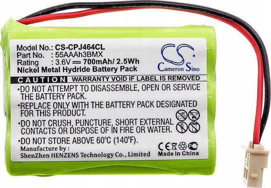 Cameron Sino Wiederaufladbare Kamera-Batterie Typ Gp 60aaah3bmxz Audiovox Ap55aaah3 Ge Tl26401 Bell South Gh5862slex-3 Coby Casio Ge Sony Olympia Audiovox Cs-cpj464cl
