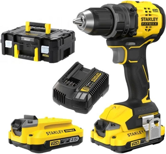Stanley SFMCD714D2T Akkuschrauber Batteriebetrieb Brushless 18V 2x2Ah