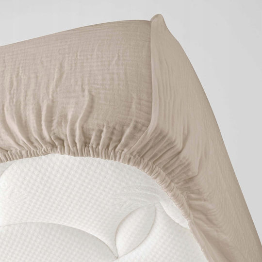 Douceur d'Intérieur Super-Double Fitted Bed Sheet 160x200cm Angelia