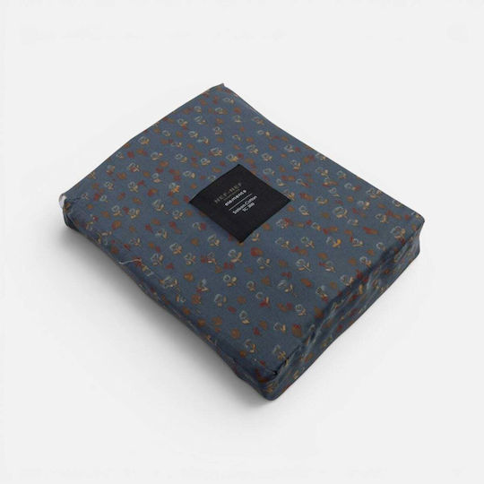 Nef-Nef Homeware Jeniffer Комплект Чаршафи Супер Двойни 240x270см. Петролено Синьо (4бр)