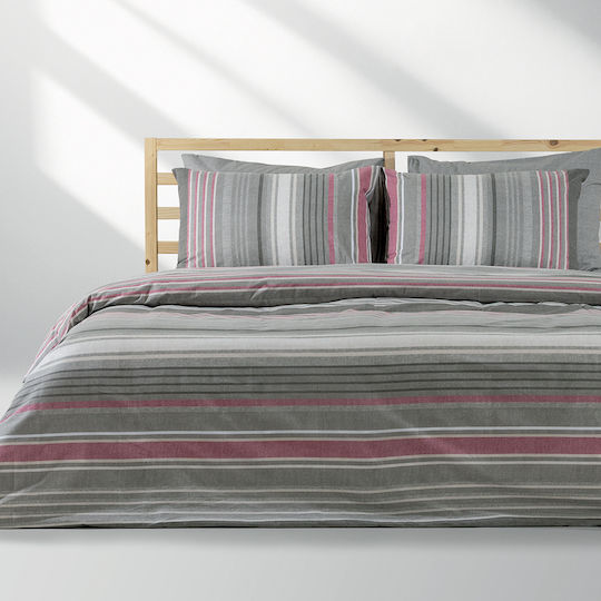 Lino Home Madison Σετ King Size 4τμχ 260x270εκ. Madison Dusty Pink Lino Home Madison Σετ King Size 4τμχ 260x270εκ. Madison Dusty Pink