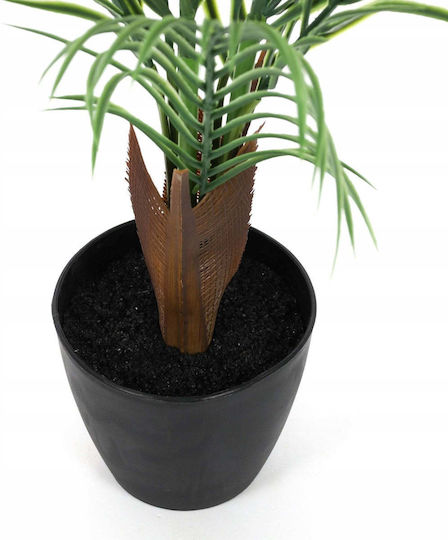 Black Potted Palm Tree 85cm