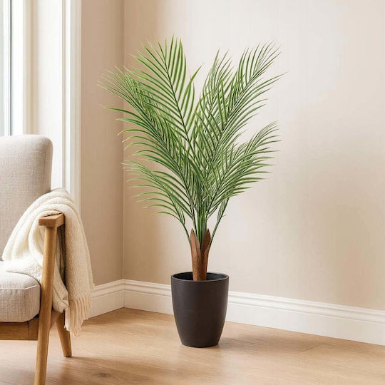Black Potted Palm Tree 85cm