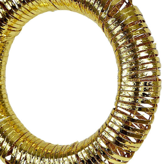 Victoria Sport Christmas Decorative Wreath With Diameter 40cm Gold
