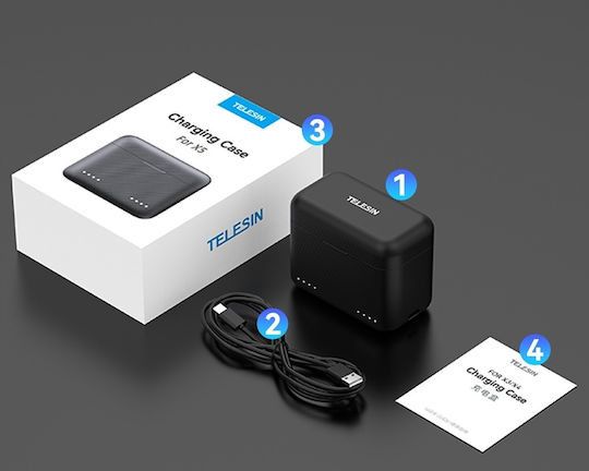 Telesin Einzeln Netzadapter Kompatibel mit Insta360