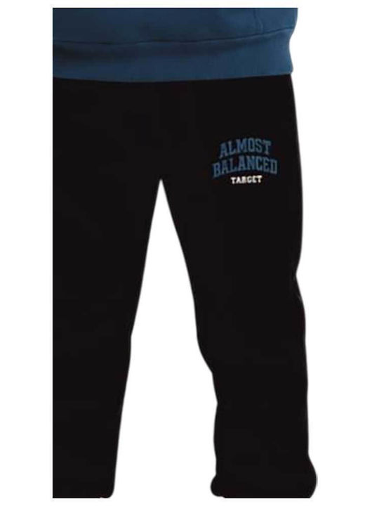 Kids Sweatpants Set With Top Black