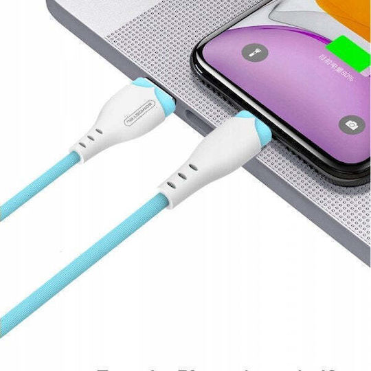 Somostel Regular USB 2.0 to Micro USB Cable Blue 1.2m 30429 1 Piece