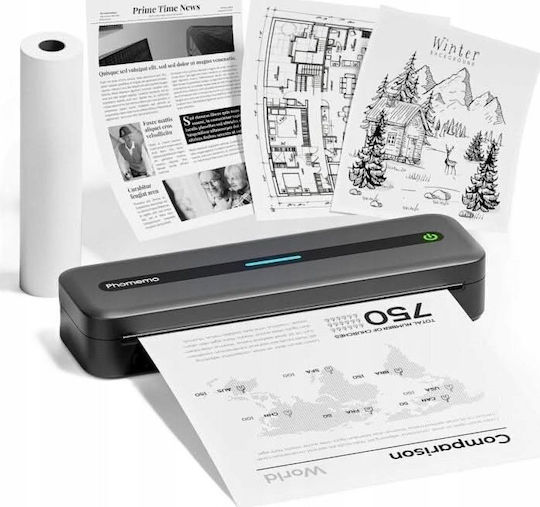 Phomemo Фотографска Хартия A4 (21x30) 50gr/m² за Принтери Inkjet 25 Листа