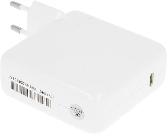 Mitsu Încărcător Laptop USB-C 61W 5V 3A pentru Apple Acer Asus Dell Lenovo Samsung Sony cu Adaptor de Alimentare