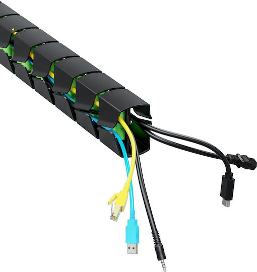 Powerton Kabelhalterung Schwarz WPECM3B 1 Stück
