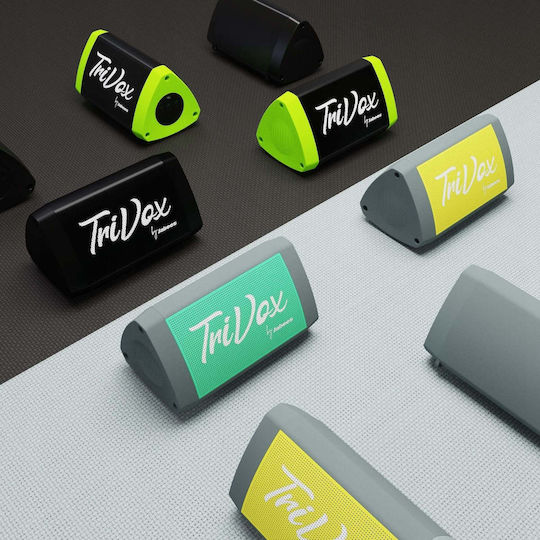 TriVox Bluetooth Speaker 7W with Radio and Battery Life up to 7 Hours Black / Green